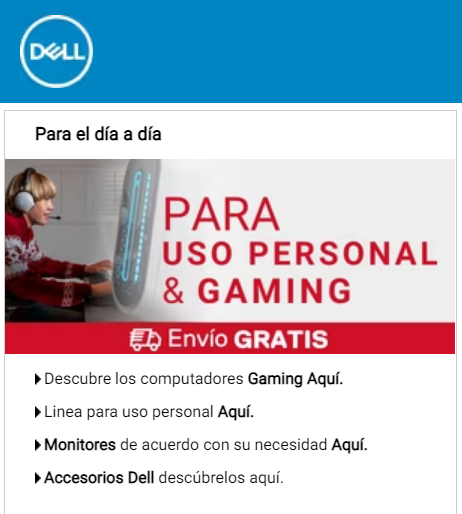 DELL Colombia Código de descuento