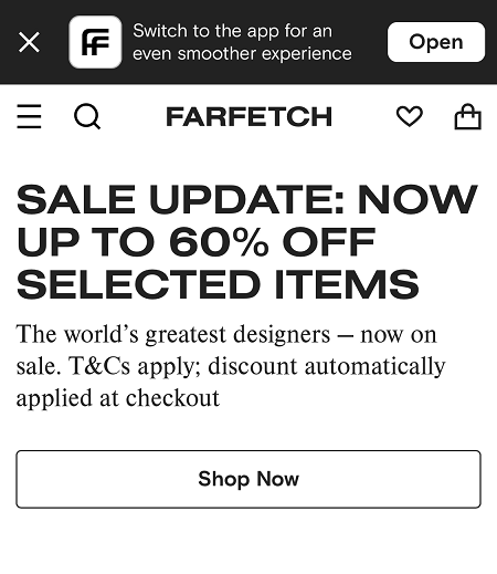 FARFETCH Colombia Código de descuento