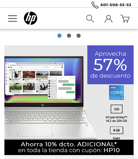 HP Colombia Código de descuento
