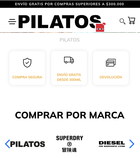 PILATOS Código de descuento