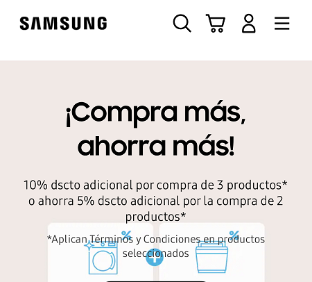 SAMSUNG Colombia Código de descuento