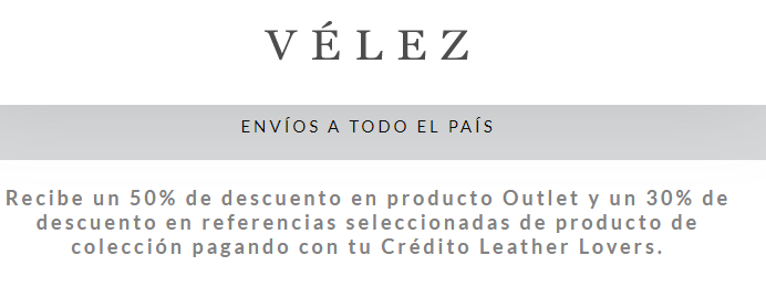 Vélez Código Promocional